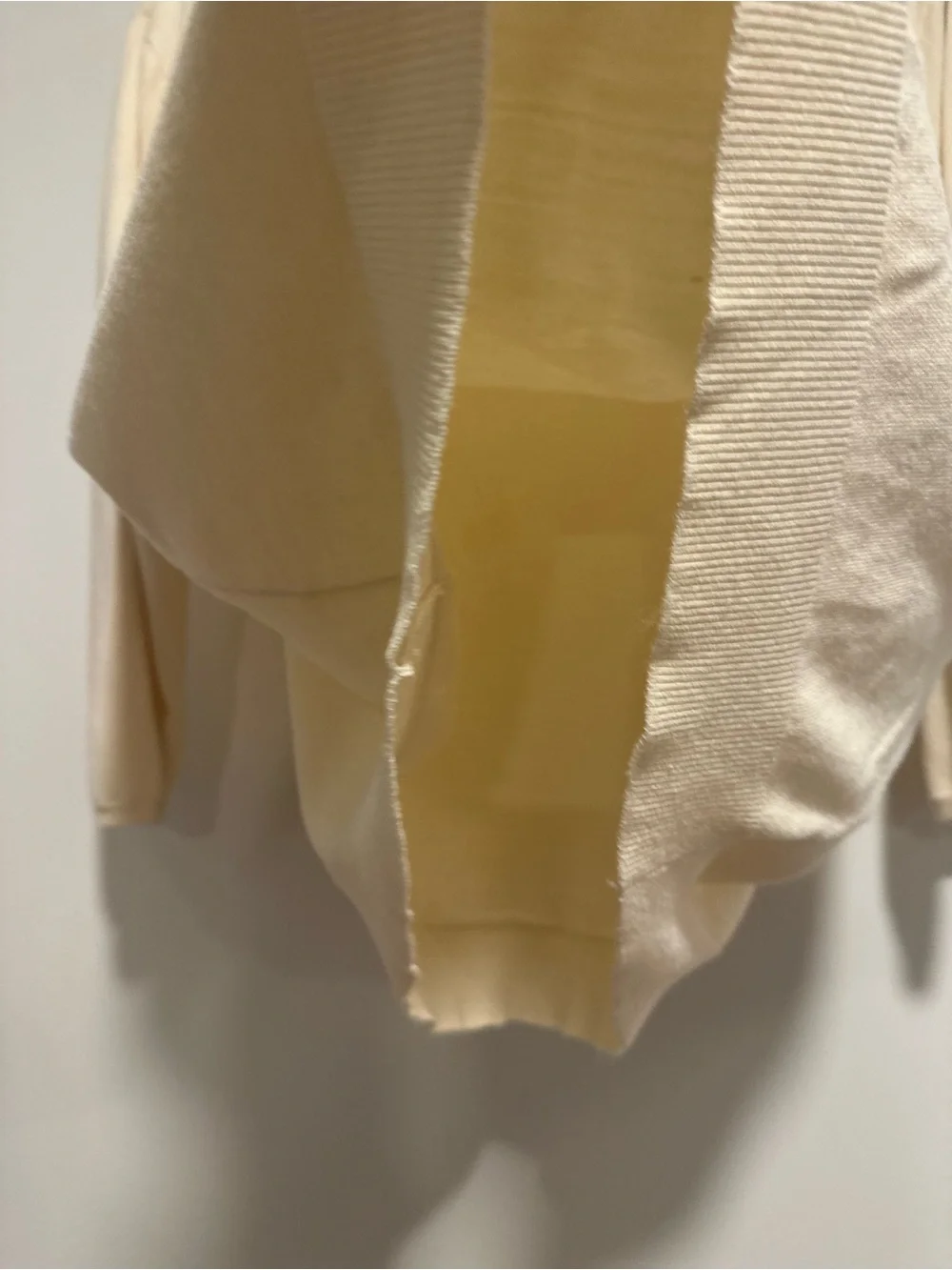 NWT Josephine Chaus Sz2X lightweight Ivory silk blend Vneck 3/4 length sleeve